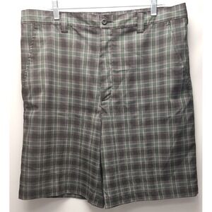 Mens Size 36 IXSPA Golf Performance Casual Plaid Shorts